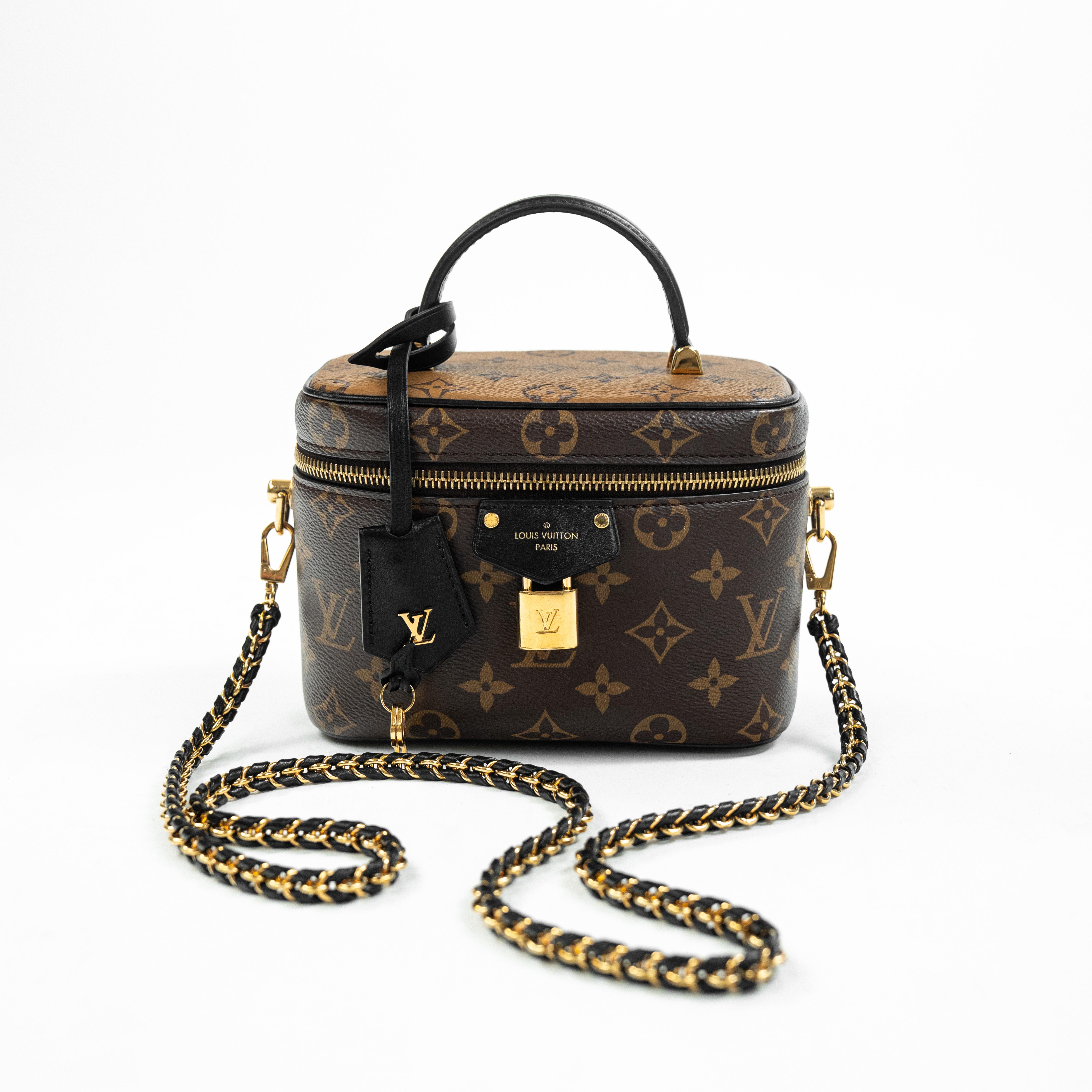 Borsa Louis Vuitton Vanity PM - Monogram Canvas - Marrone con Dettagli Oro
