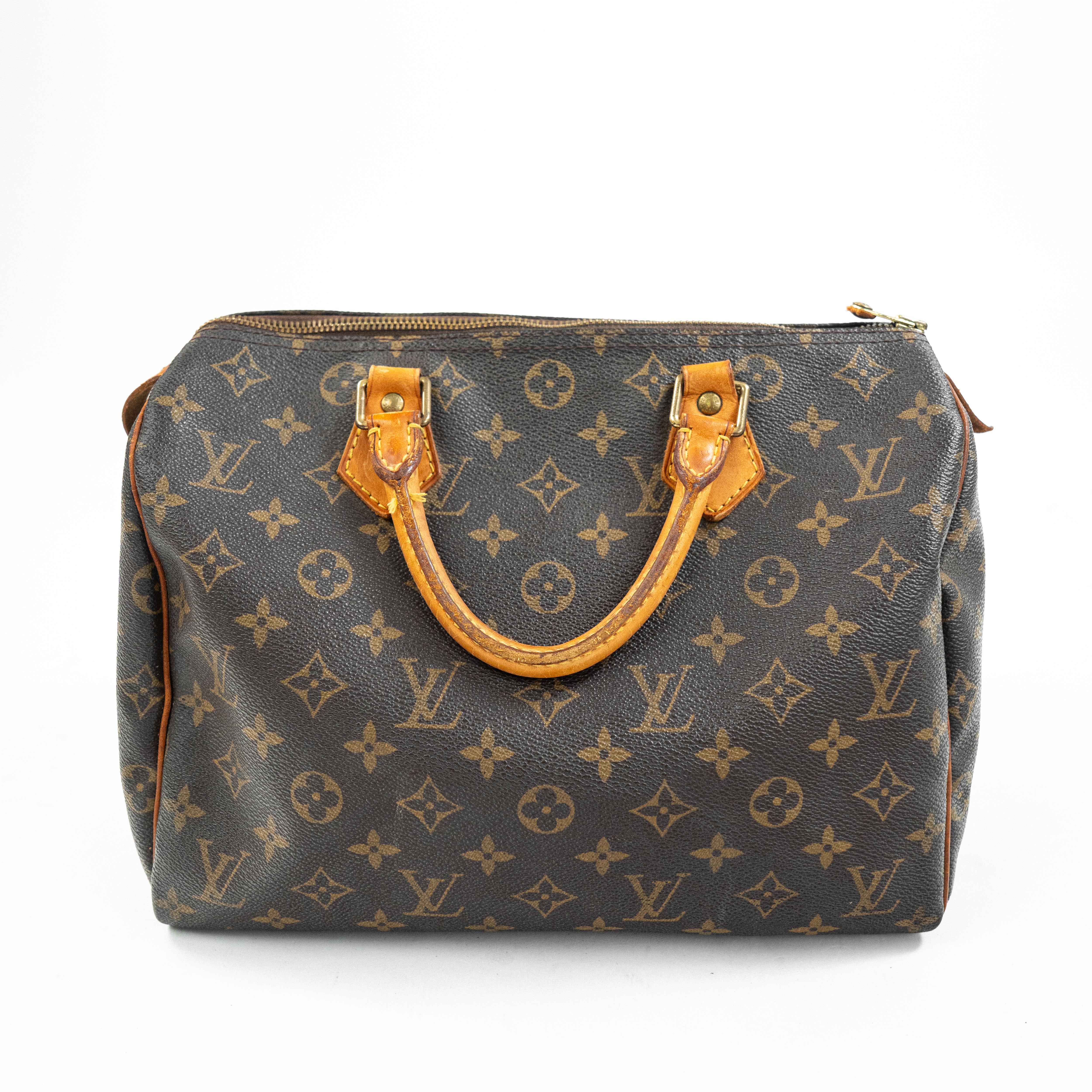Borsa Louis Vuitton Speedy 30 - Monogram Canvas con Dettagli in Pelle Naturale