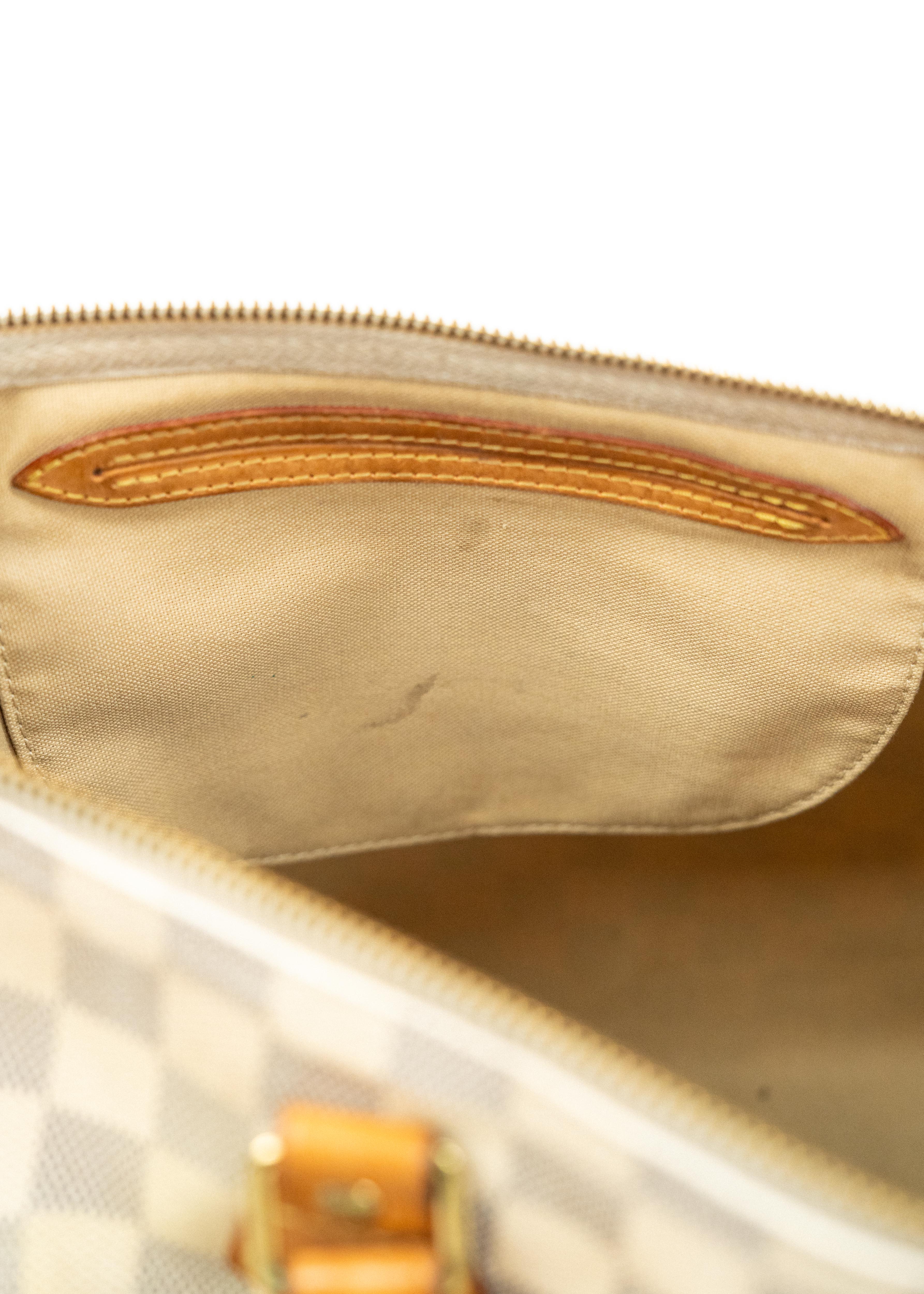 Borsa Louis Vuitton Speedy 40 - Damier Azur Canvas con Dettagli in Pelle Naturale