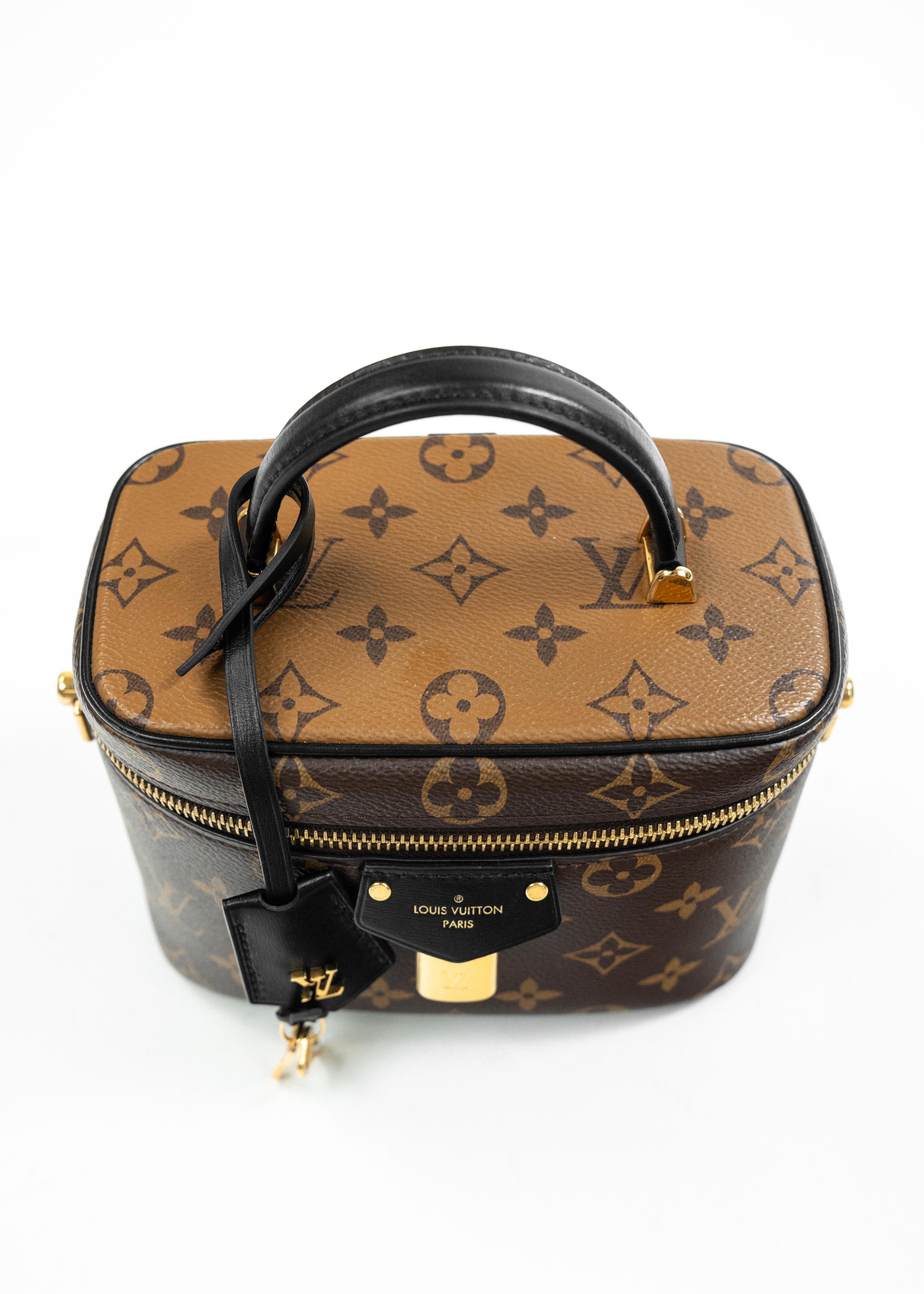 Borsa Louis Vuitton Vanity PM - Monogram Canvas - Marrone con Dettagli Oro