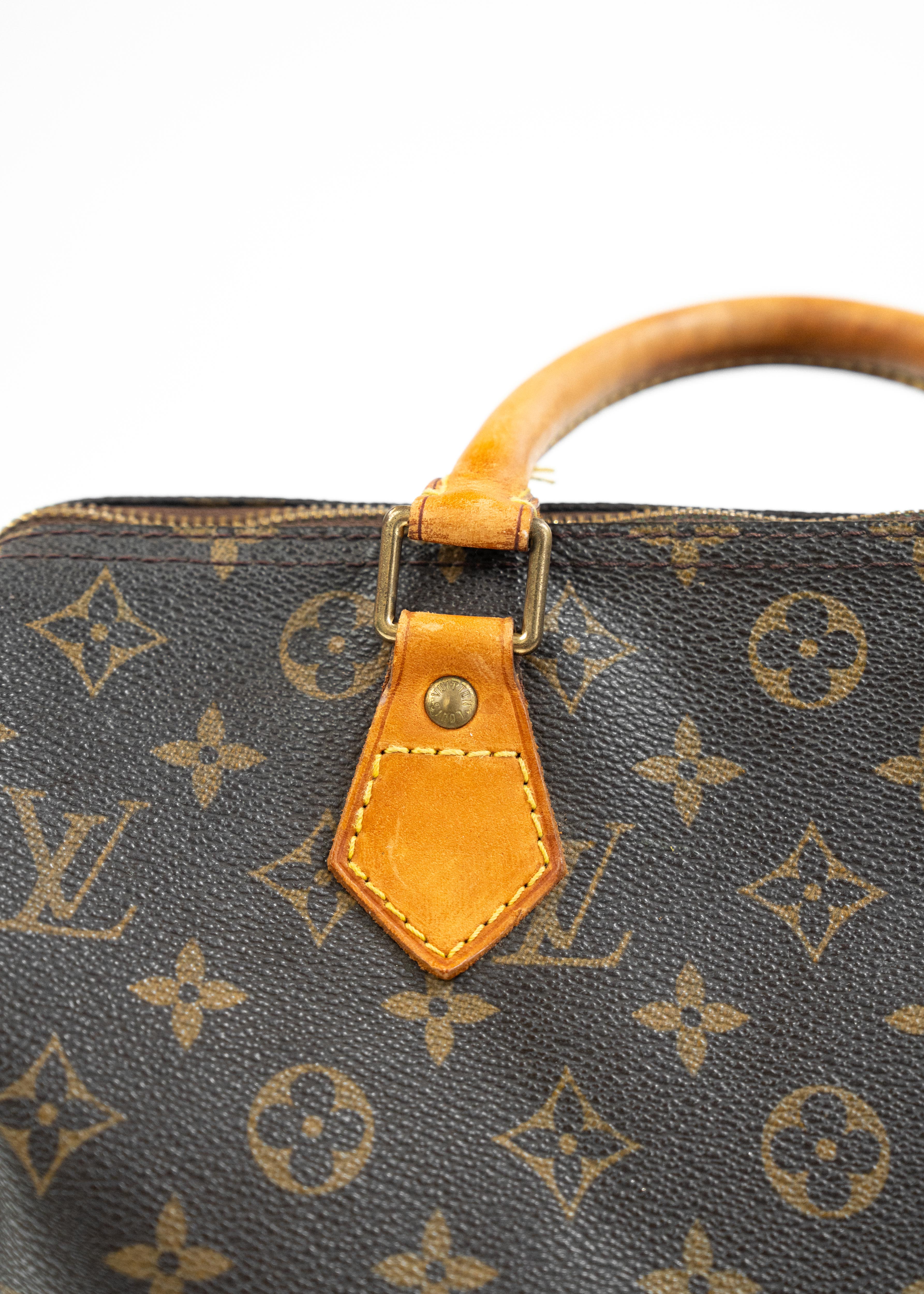 Borsa Louis Vuitton Speedy 30 - Monogram Canvas con Dettagli in Pelle Naturale