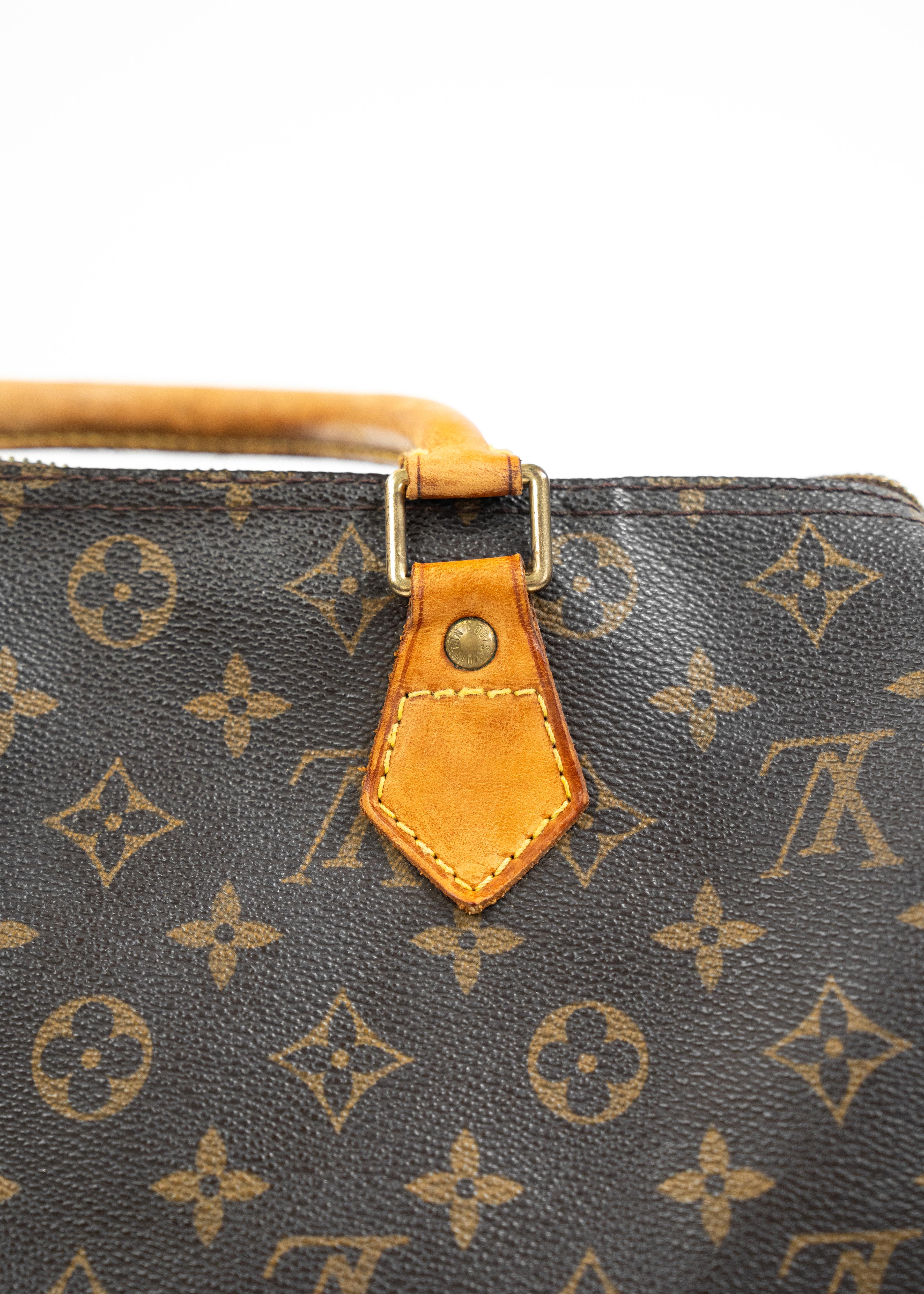 Borsa Louis Vuitton Speedy 30 - Monogram Canvas con Dettagli in Pelle Naturale