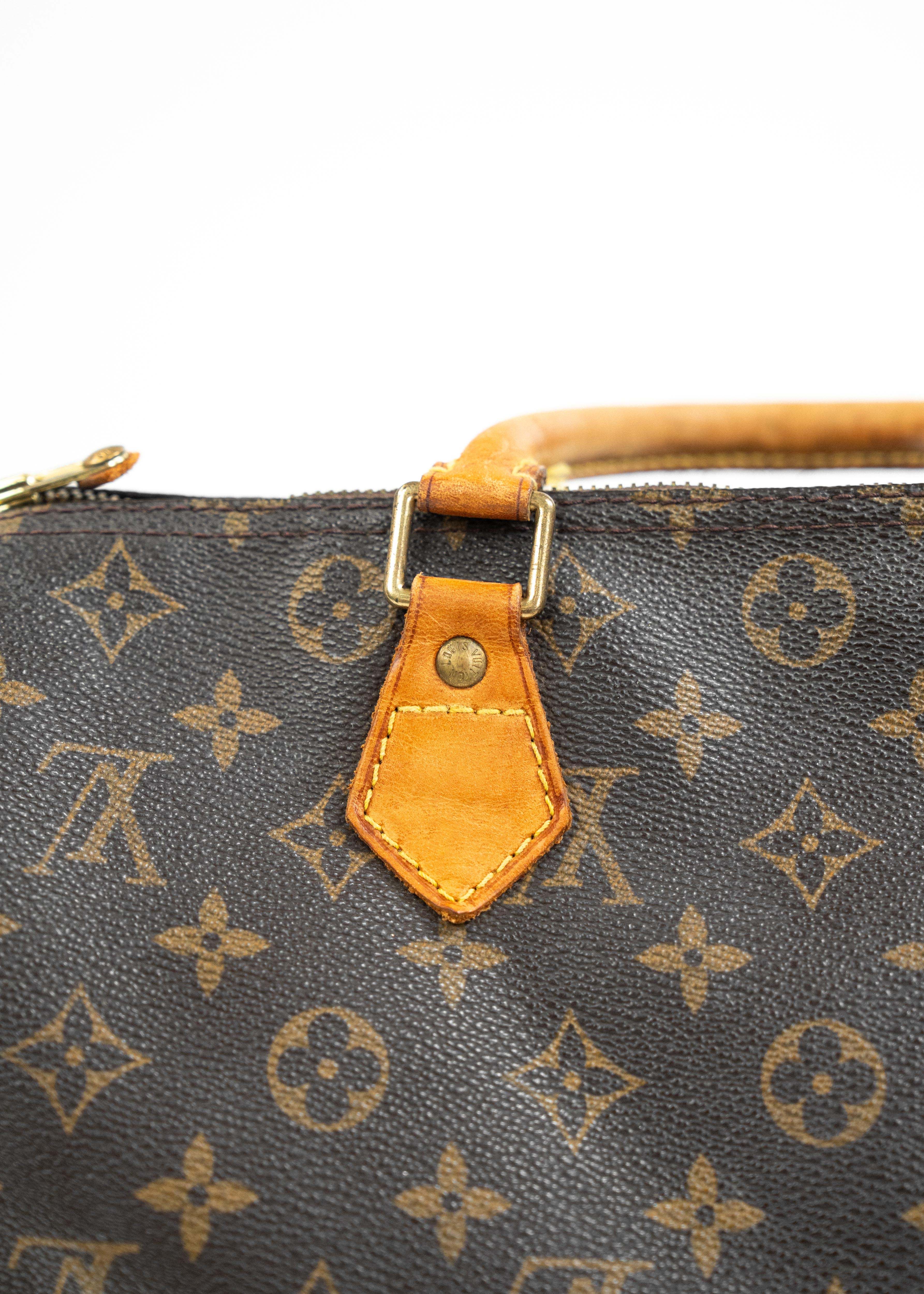 Borsa Louis Vuitton Speedy 30 - Monogram Canvas con Dettagli in Pelle Naturale
