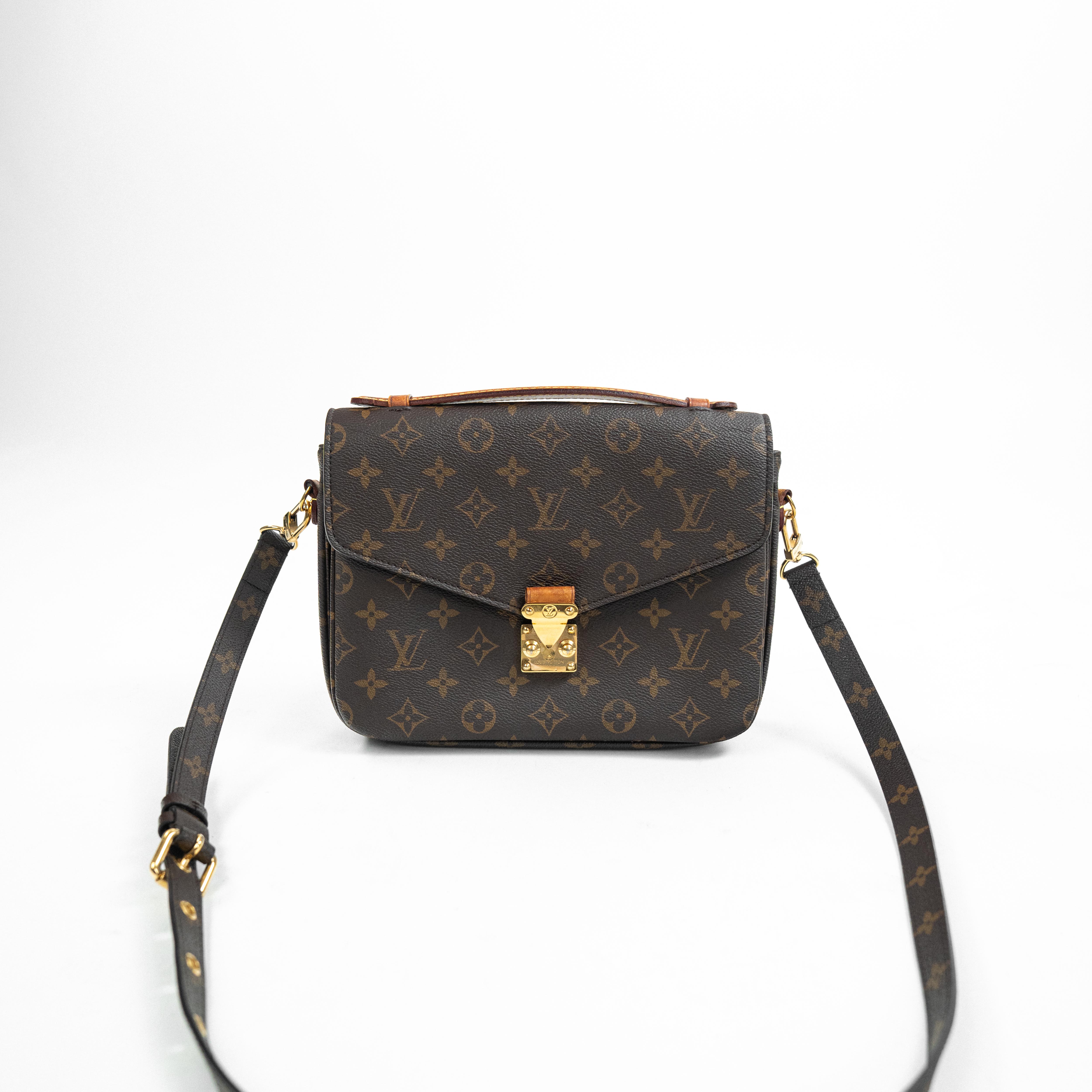 Borsa Louis Vuitton Pochette Métis - Monogram Canvas con Fibbia Dorata