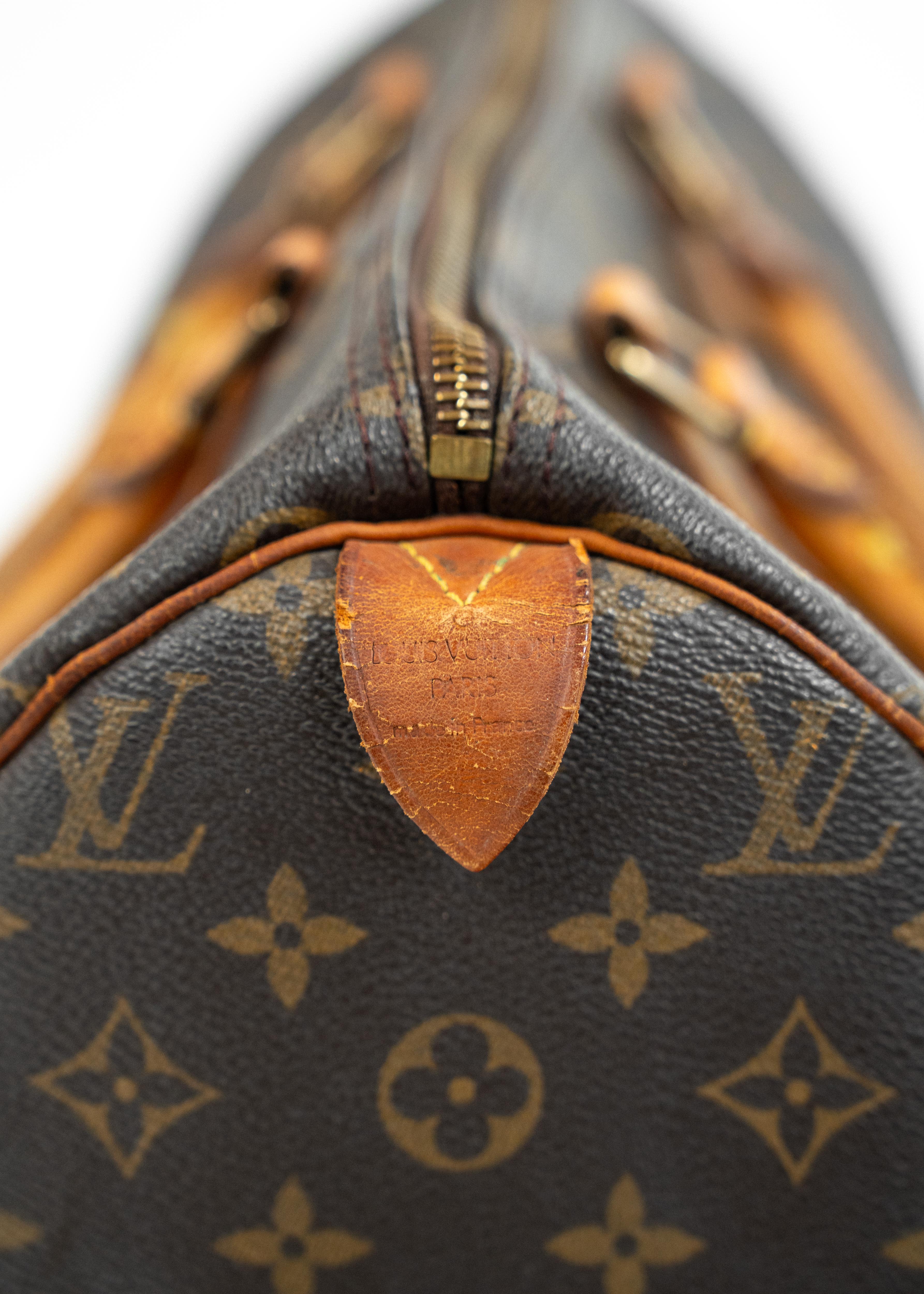 Borsa Louis Vuitton Speedy 30 - Monogram Canvas con Dettagli in Pelle Naturale