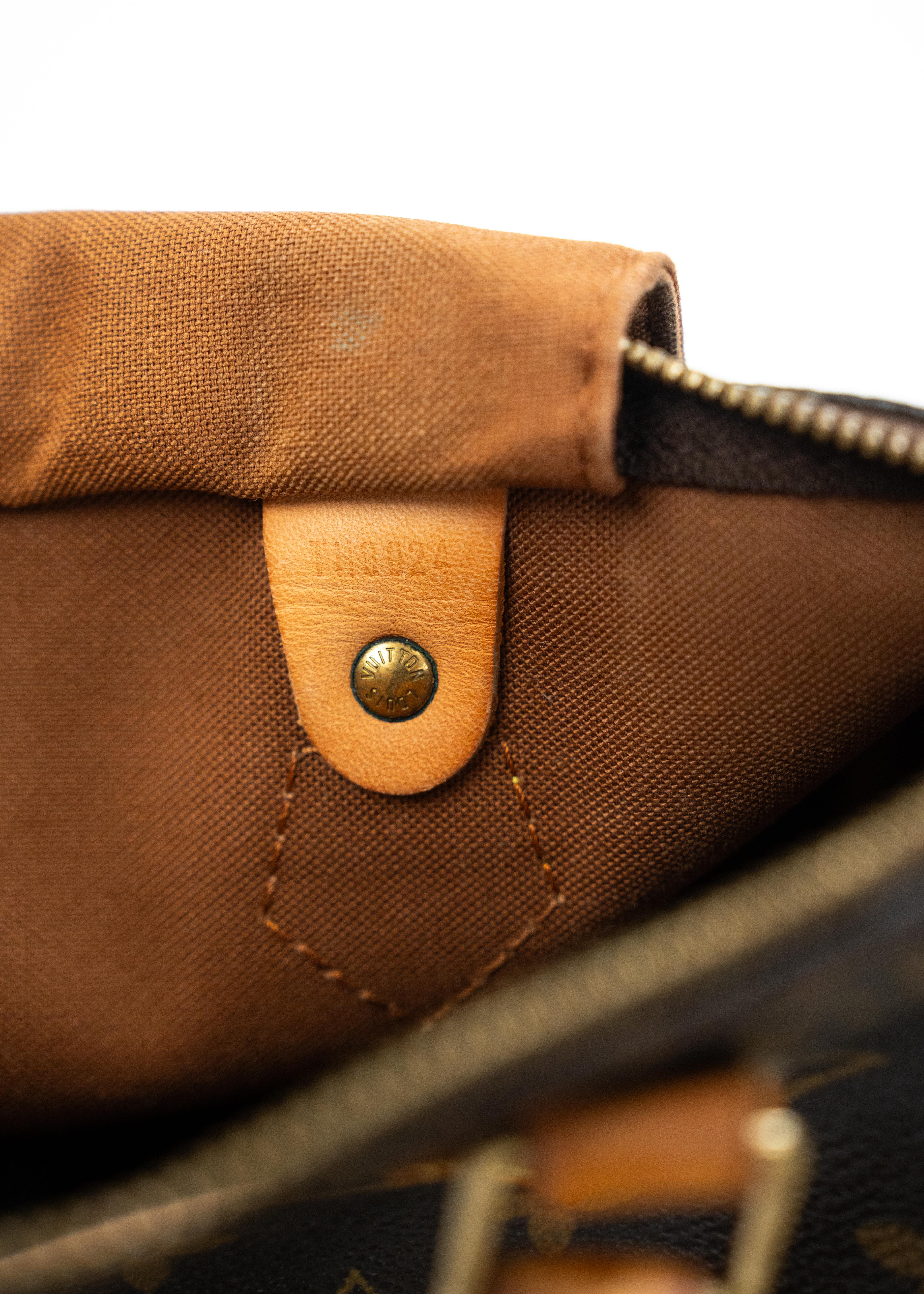 Borsa Louis Vuitton Speedy 30 - Monogram Canvas con Dettagli in Pelle Naturale