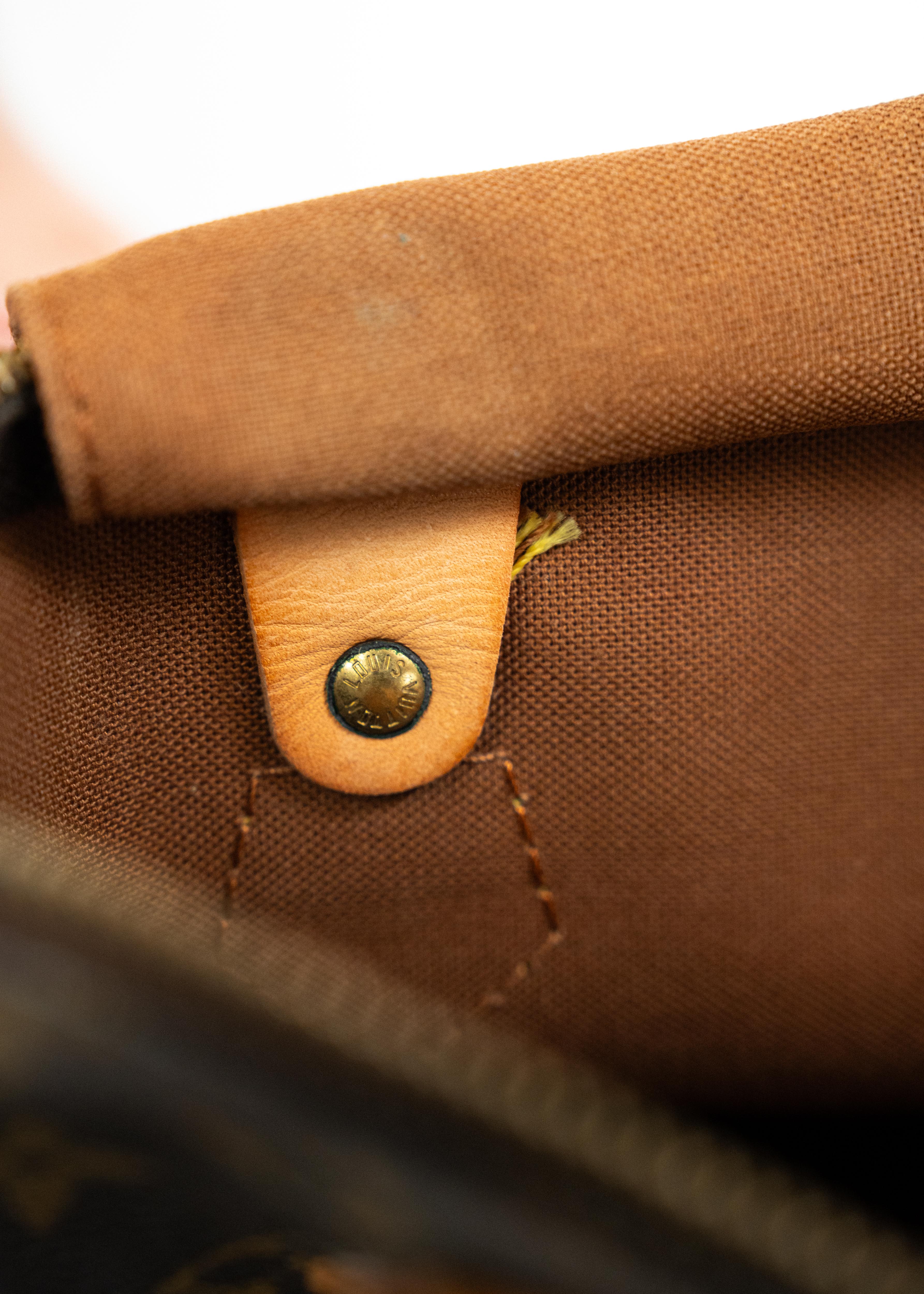Borsa Louis Vuitton Speedy 30 - Monogram Canvas con Dettagli in Pelle Naturale