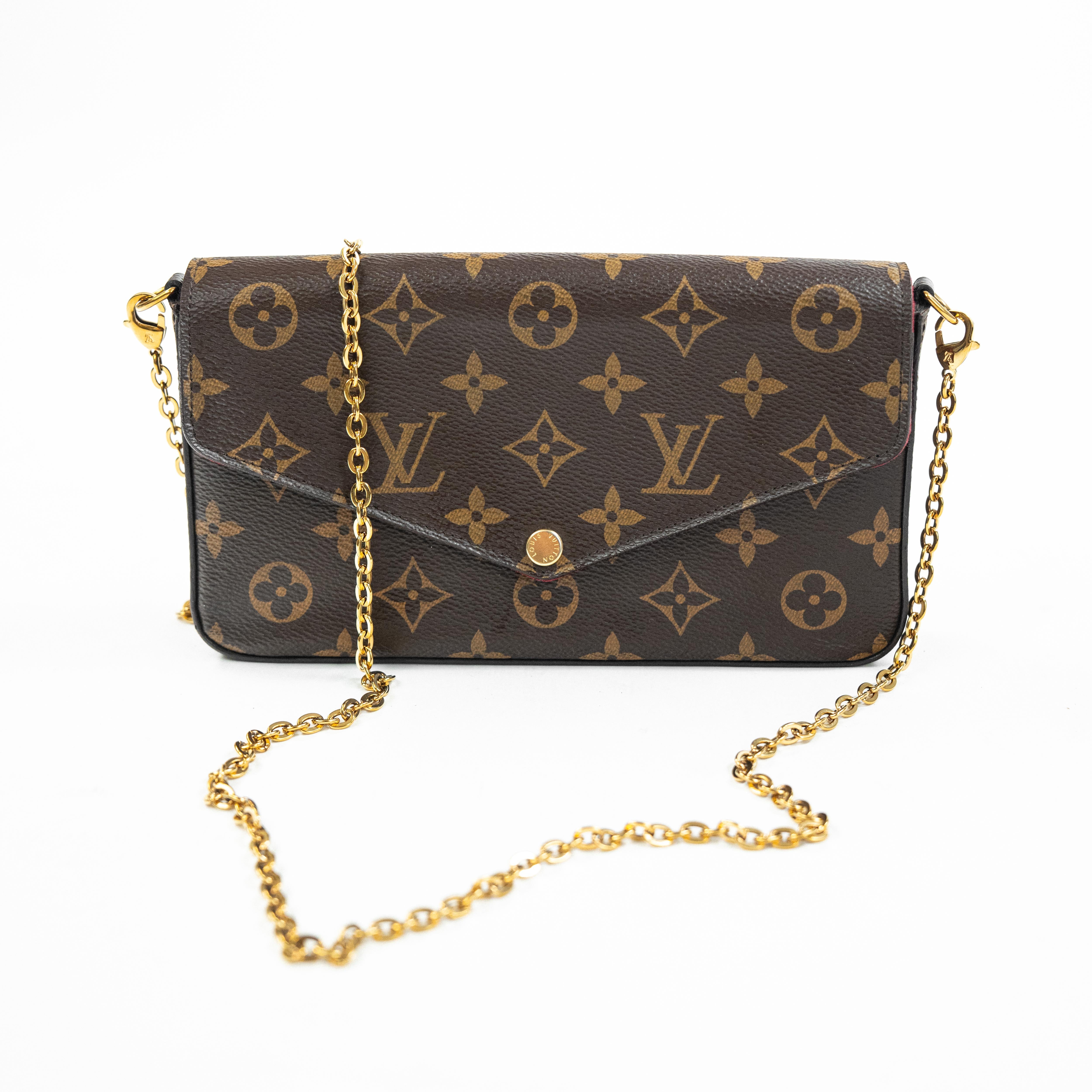 Borsa Louis Vuitton Pochette Métis - Monogram Canvas con Catena Dorata