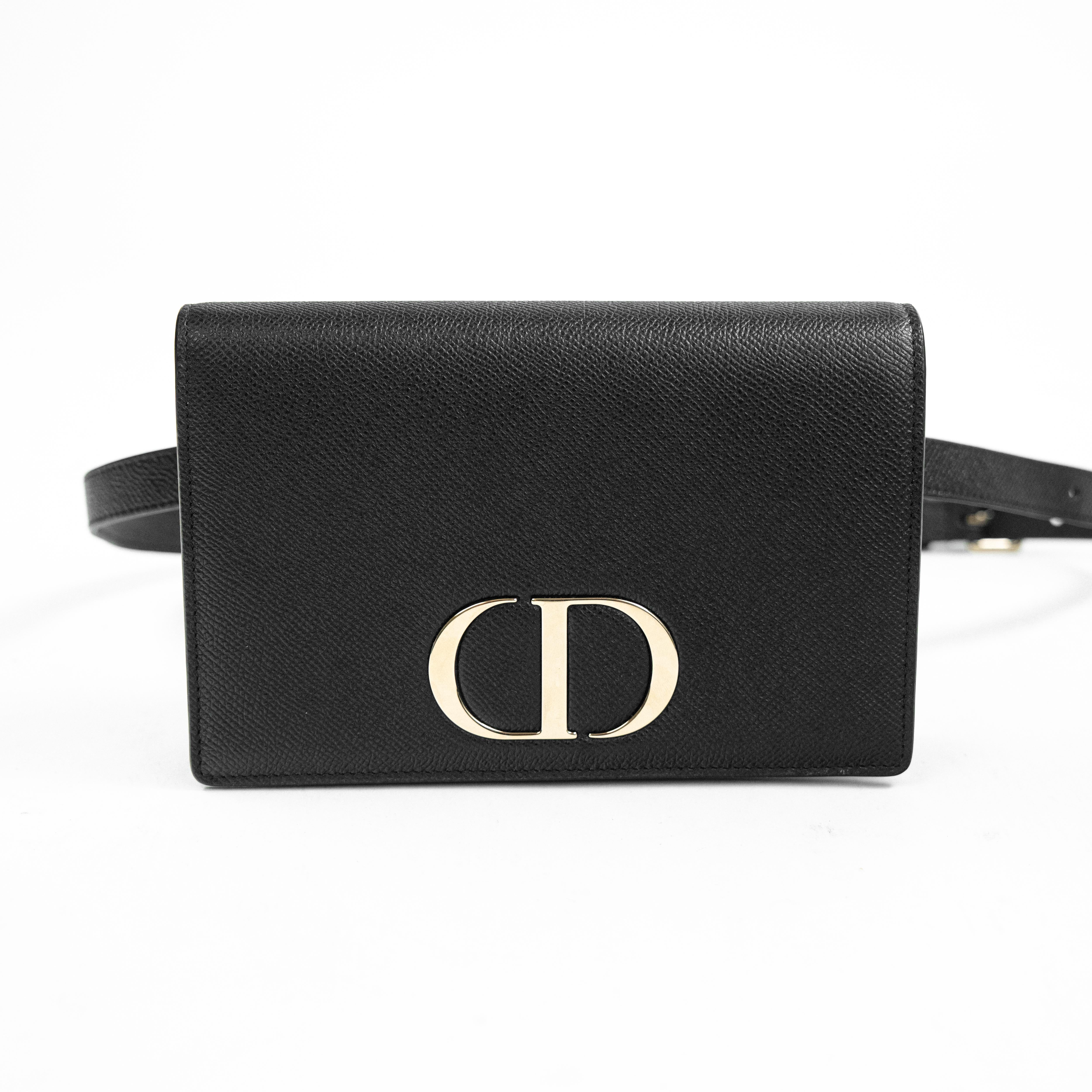 Borsa Dior Saddle Belt Bag - Pelle Saffiano Nera con Logo CD Dorato