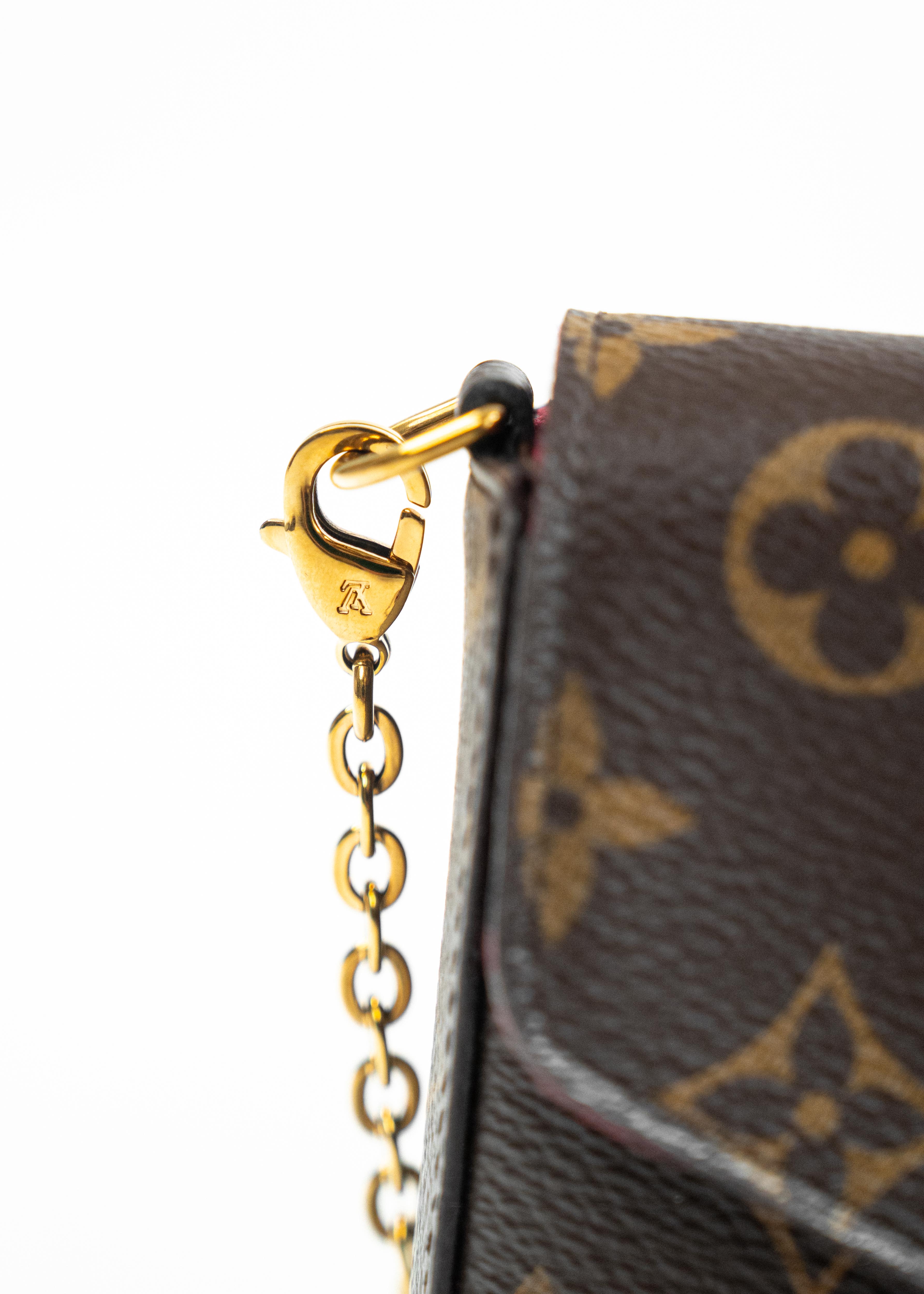 Borsa Louis Vuitton Pochette Métis - Monogram Canvas con Catena Dorata