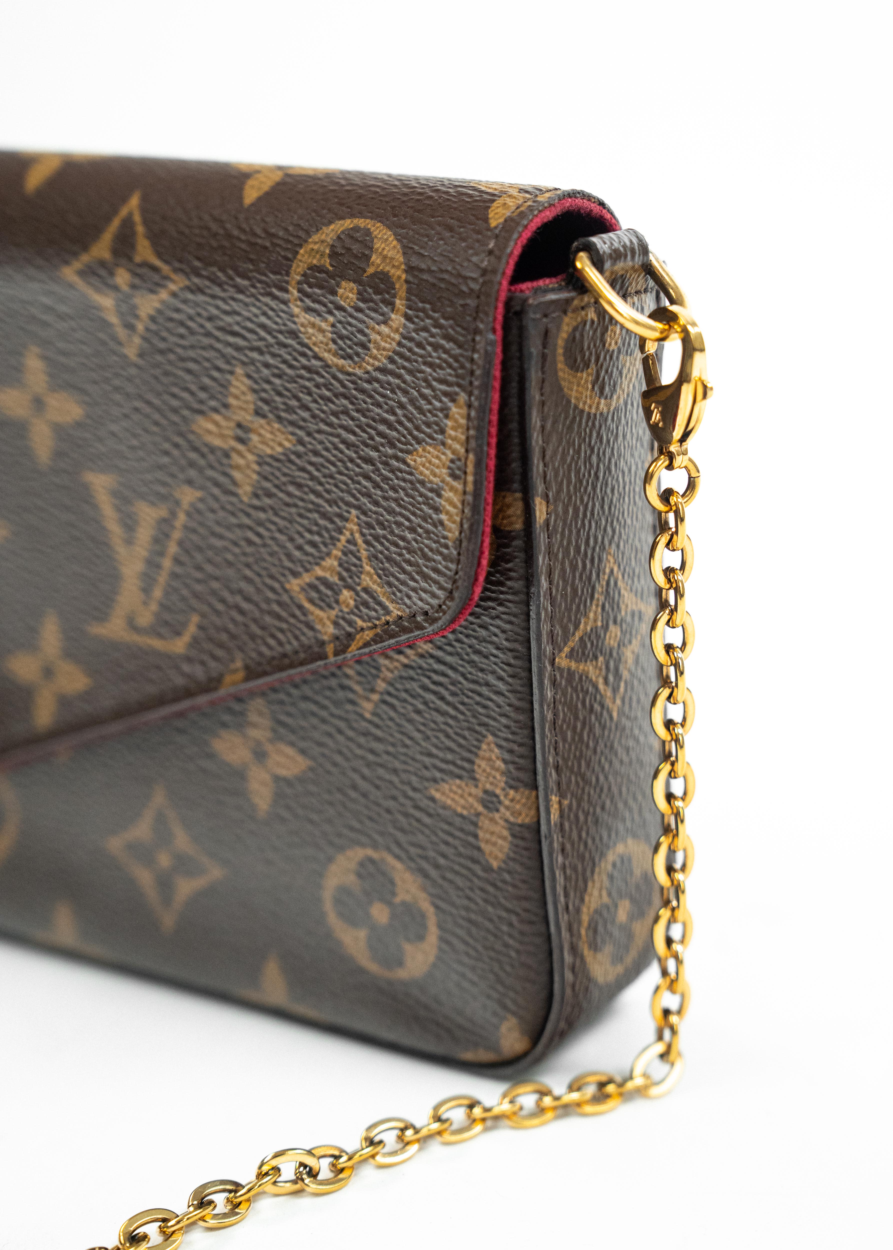 Borsa Louis Vuitton Pochette Métis - Monogram Canvas con Catena Dorata