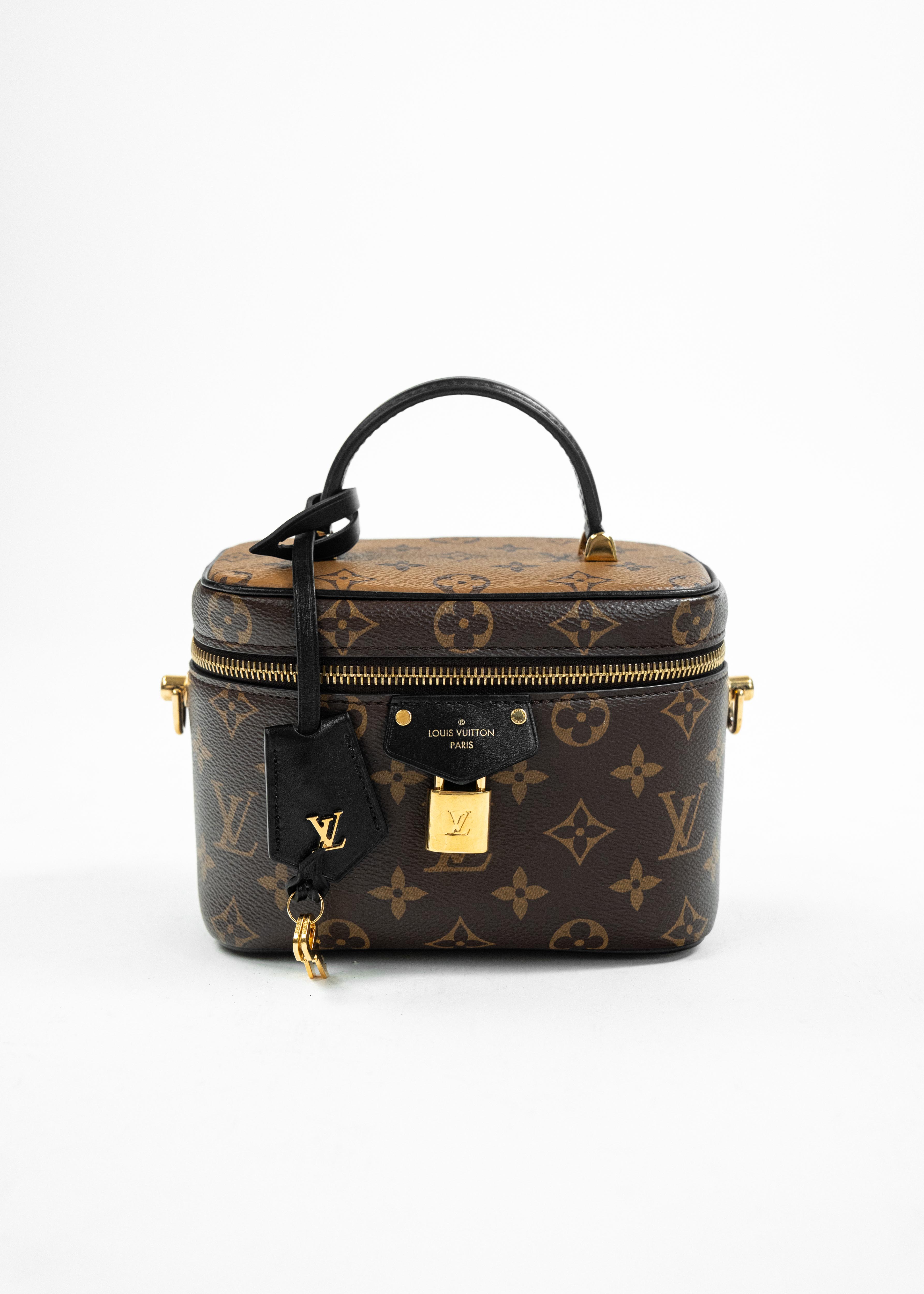 Borsa Louis Vuitton Vanity PM - Monogram Canvas - Marrone con Dettagli Oro