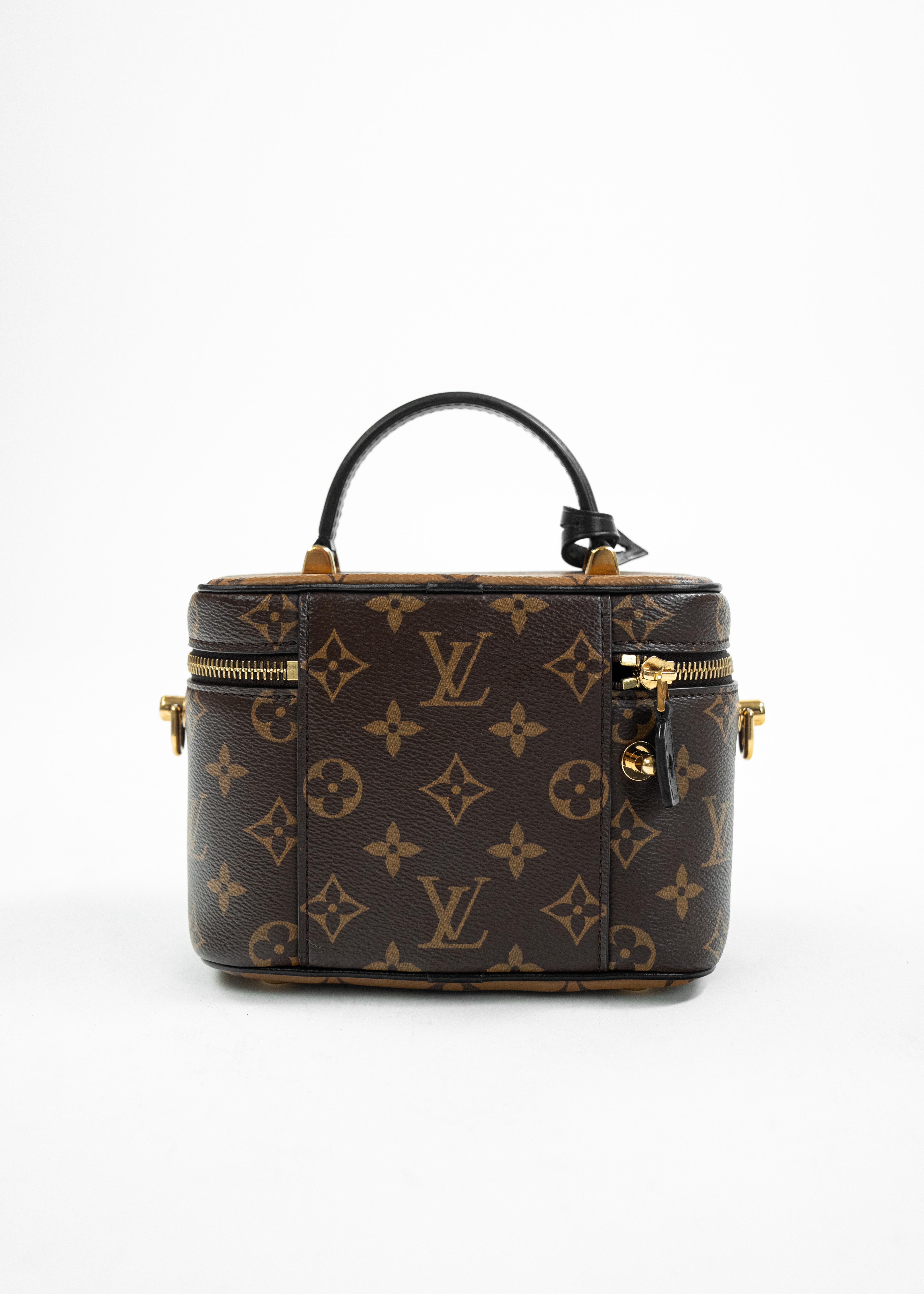 Borsa Louis Vuitton Vanity PM - Monogram Canvas - Marrone con Dettagli Oro