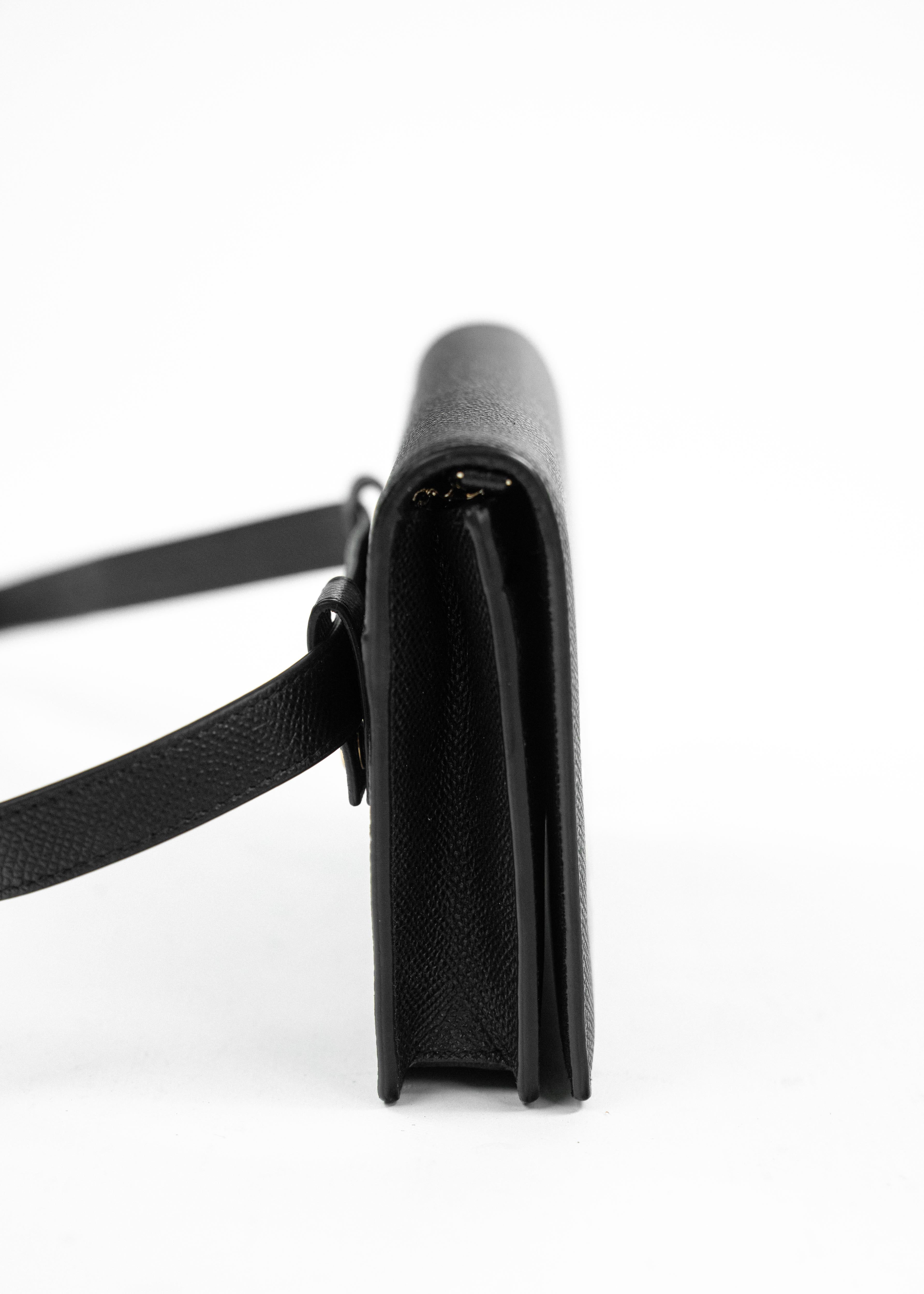 Borsa Dior Saddle Belt Bag - Pelle Saffiano Nera con Logo CD Dorato