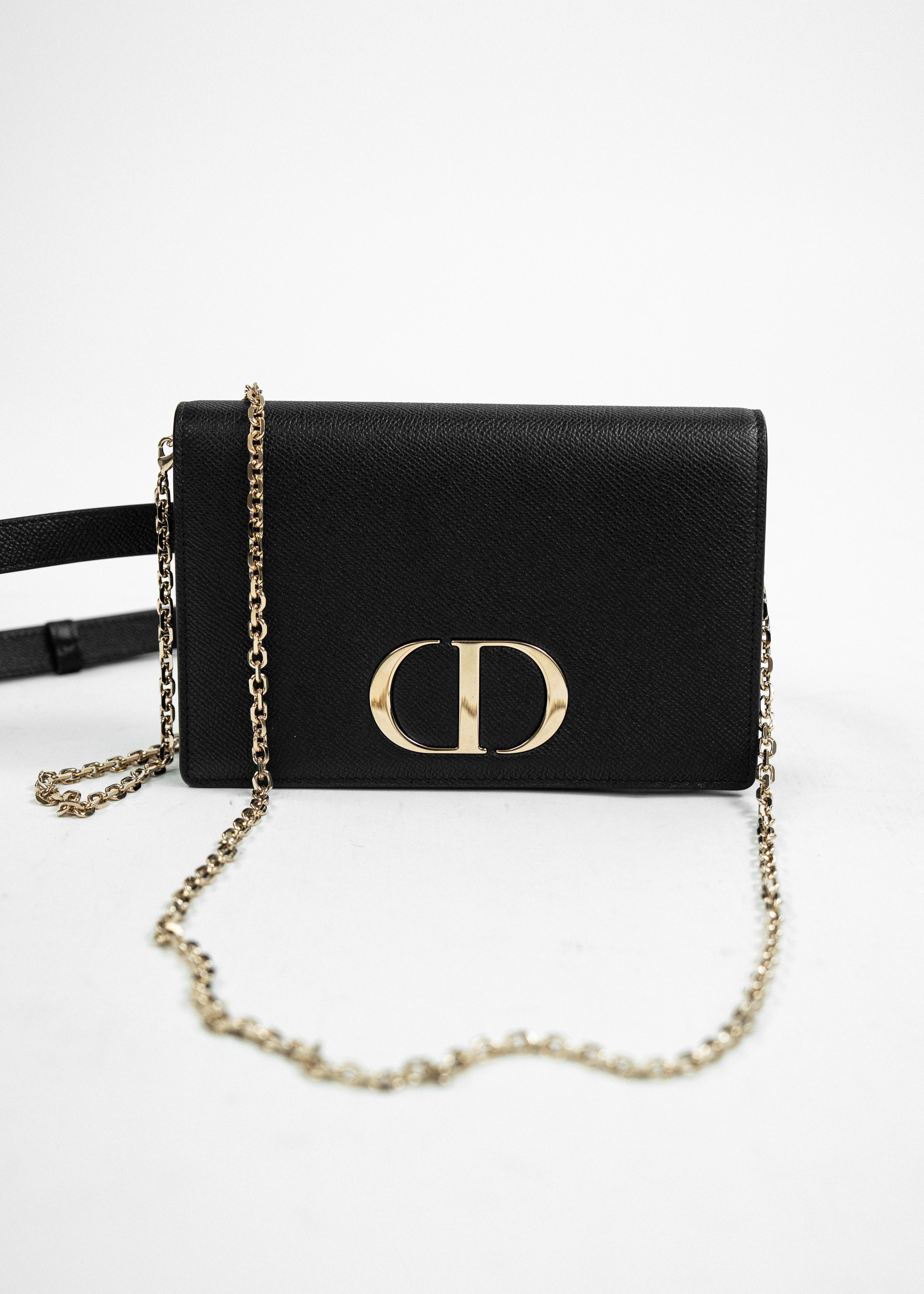 Borsa Dior Saddle Belt Bag - Pelle Saffiano Nera con Logo CD Dorato