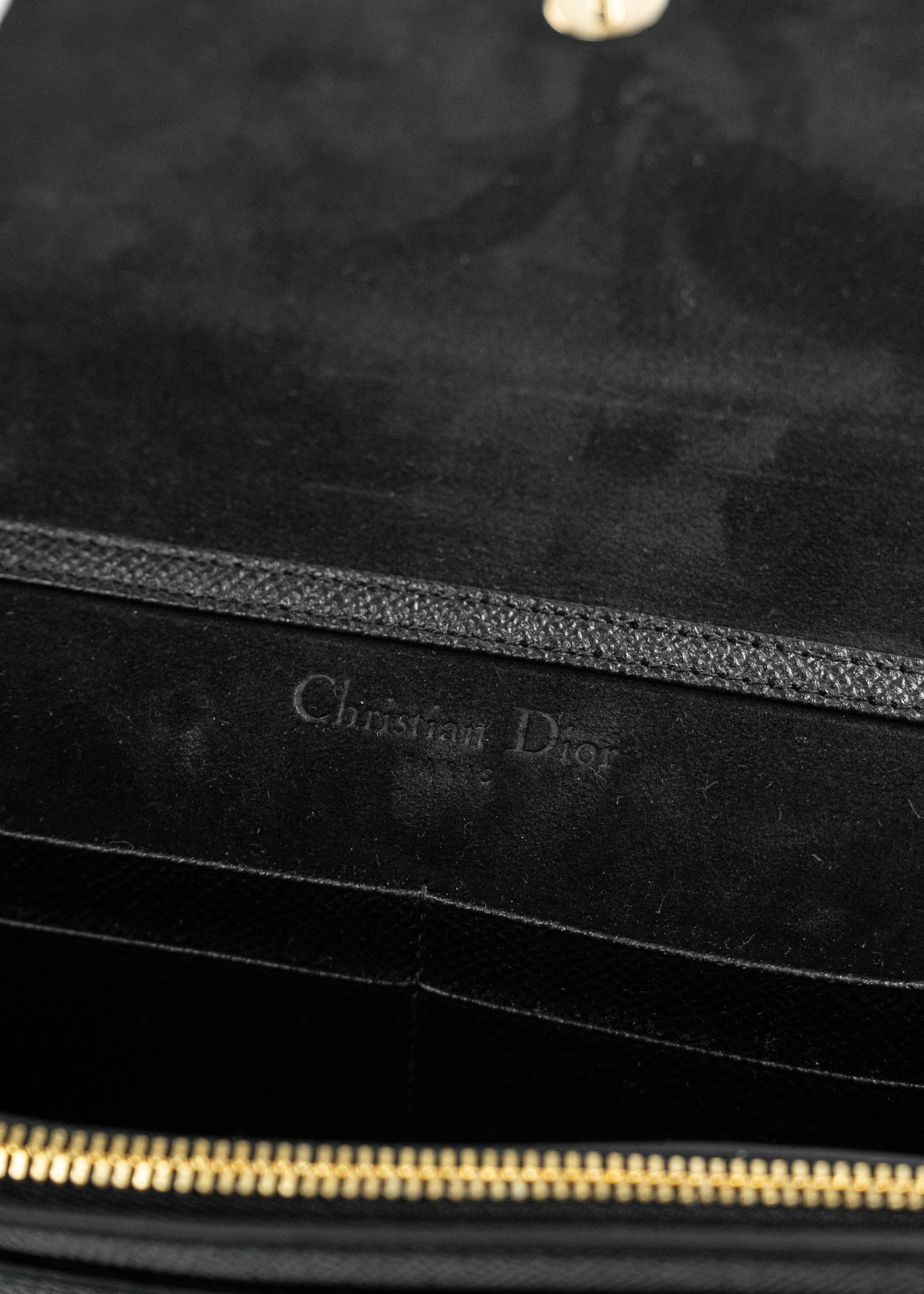 Borsa Dior Saddle Belt Bag - Pelle Saffiano Nera con Logo CD Dorato