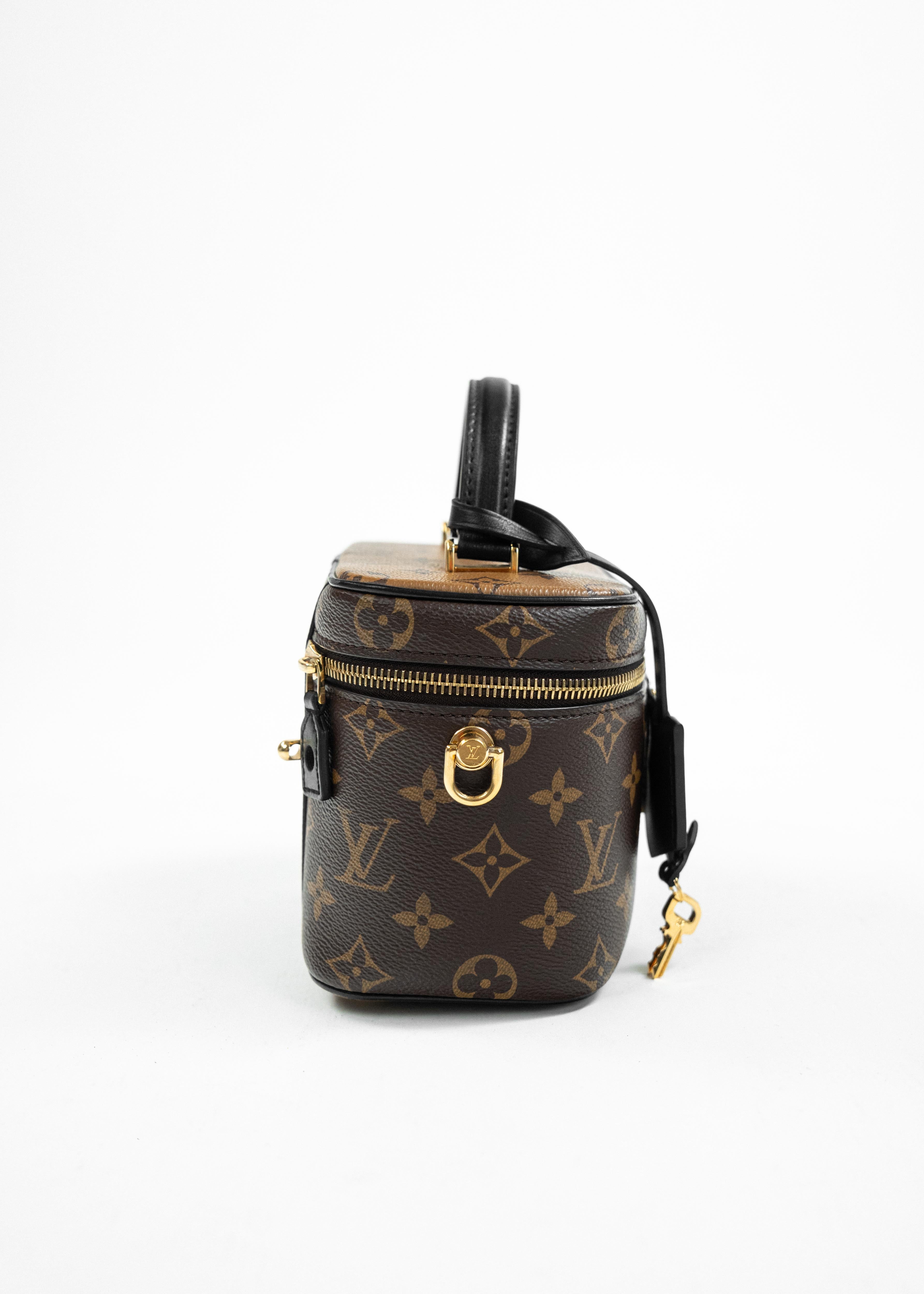 Borsa Louis Vuitton Vanity PM - Monogram Canvas - Marrone con Dettagli Oro