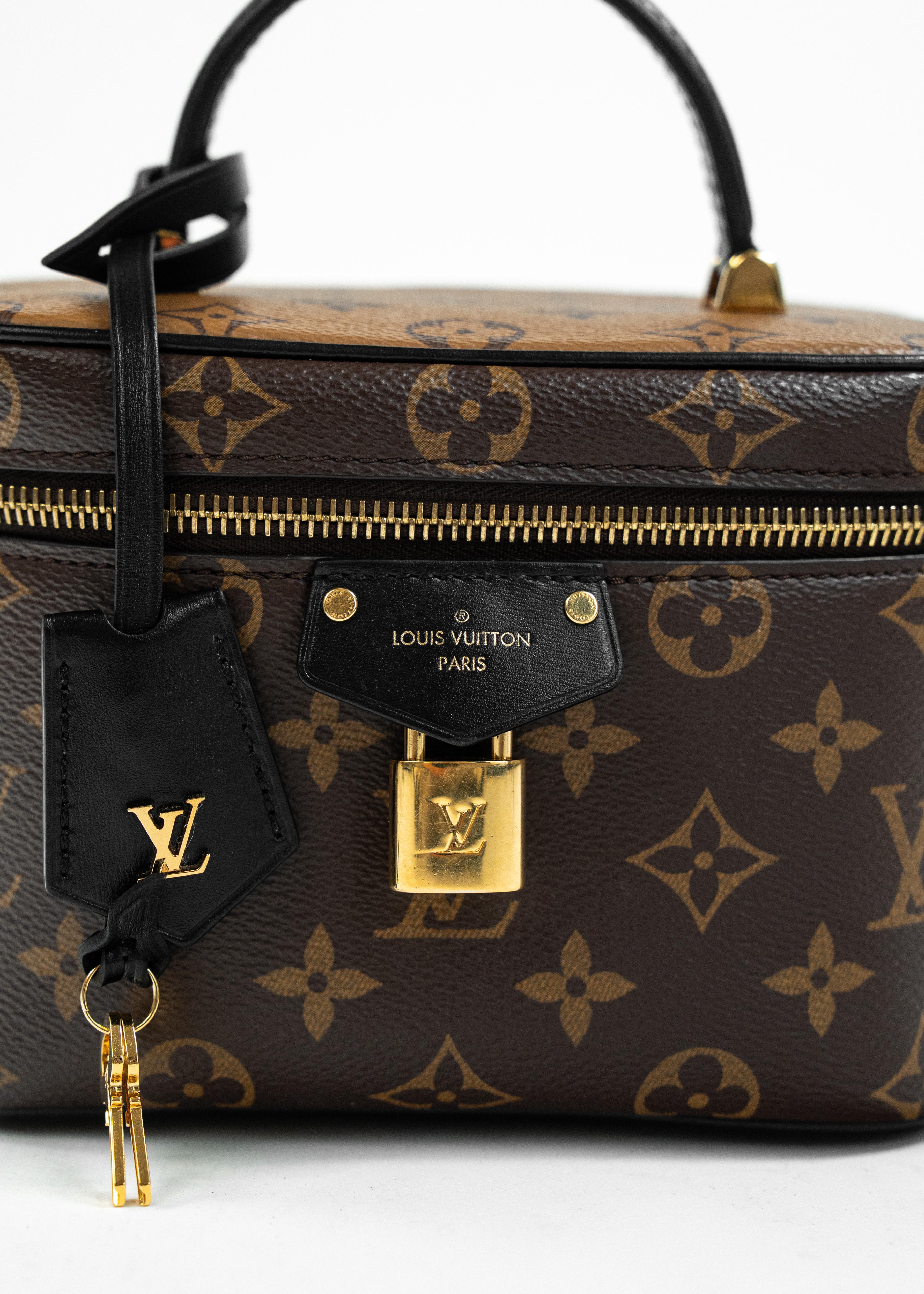 Borsa Louis Vuitton Vanity PM - Monogram Canvas - Marrone con Dettagli Oro