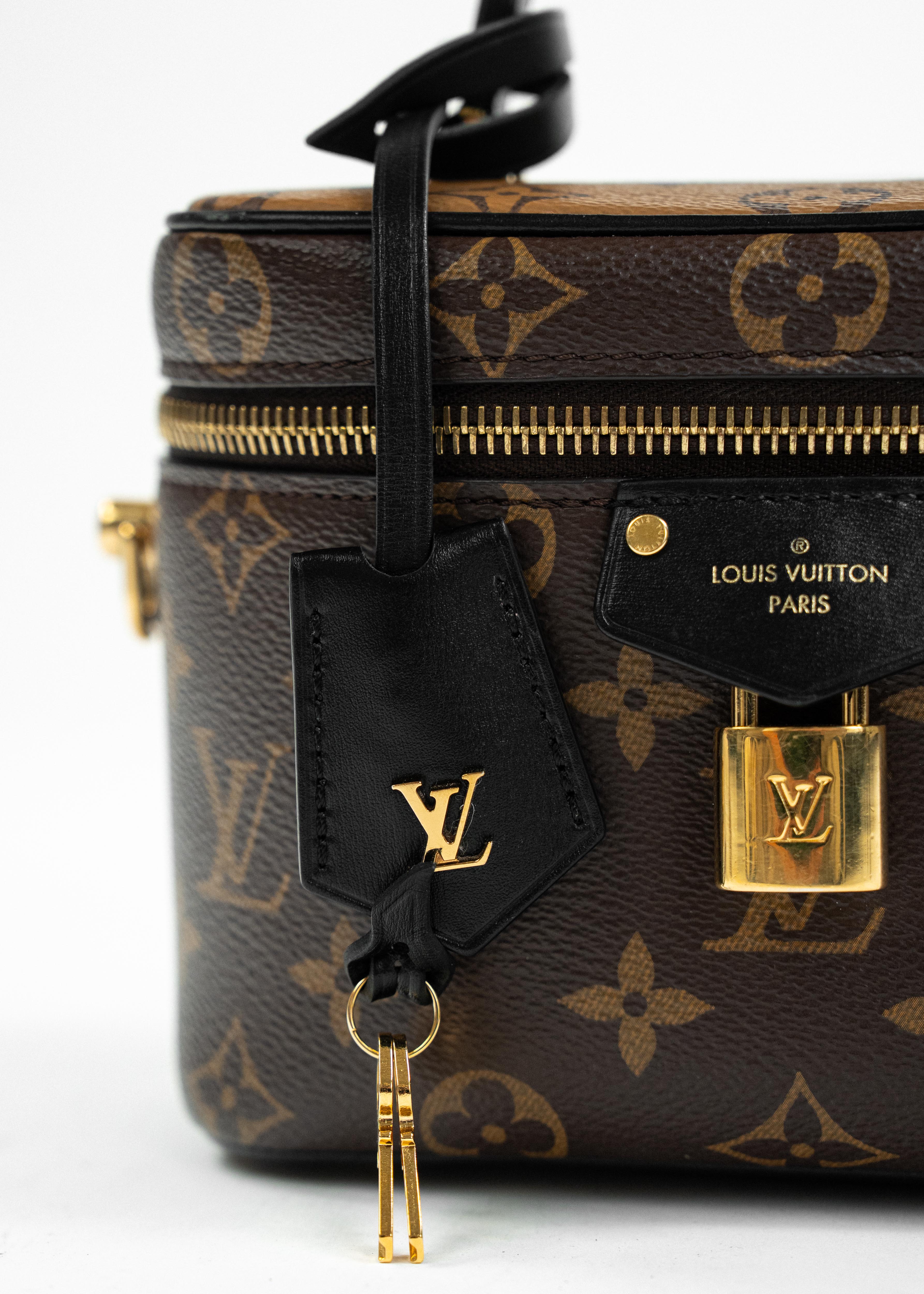 Borsa Louis Vuitton Vanity PM - Monogram Canvas - Marrone con Dettagli Oro