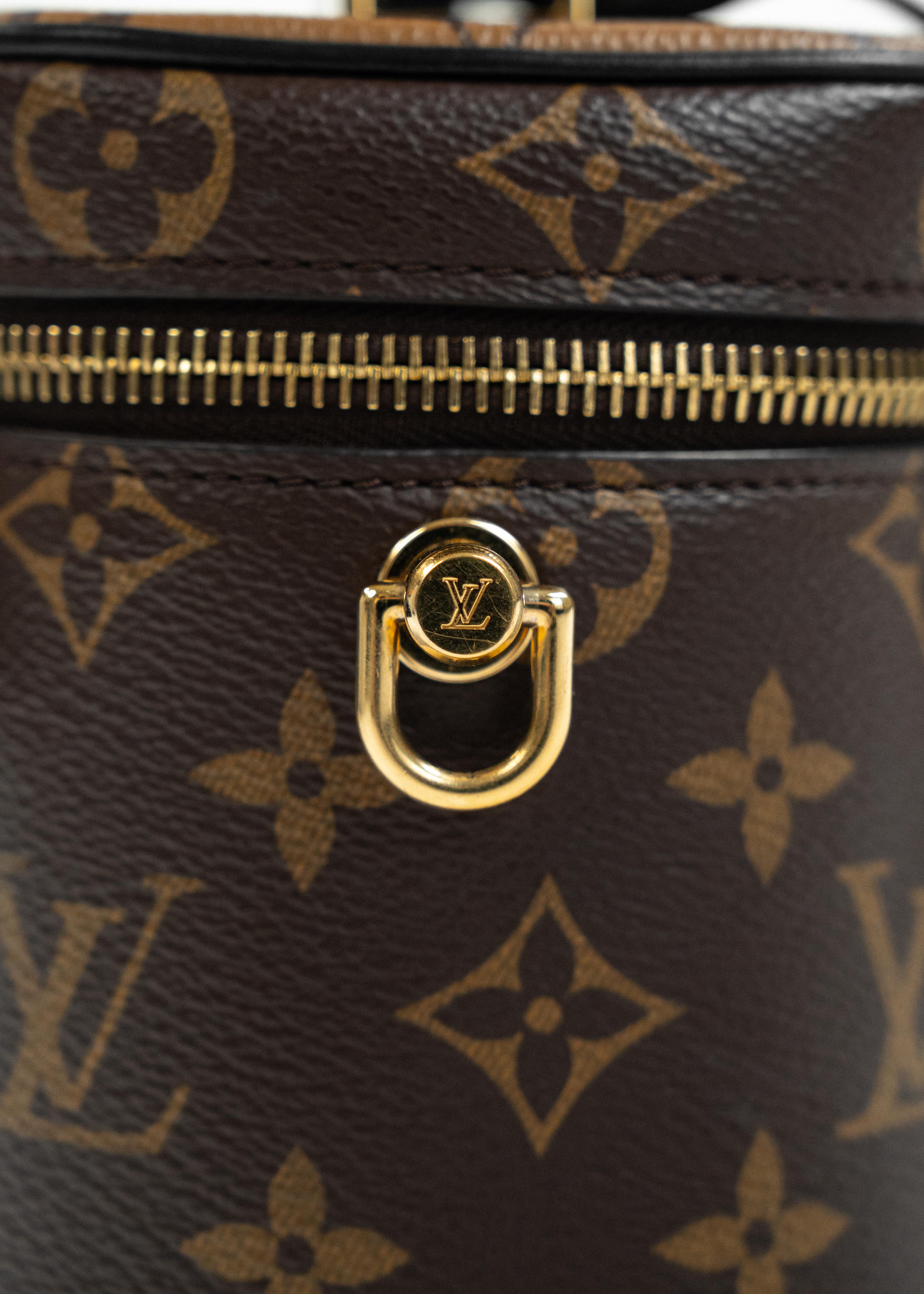 Borsa Louis Vuitton Vanity PM - Monogram Canvas - Marrone con Dettagli Oro