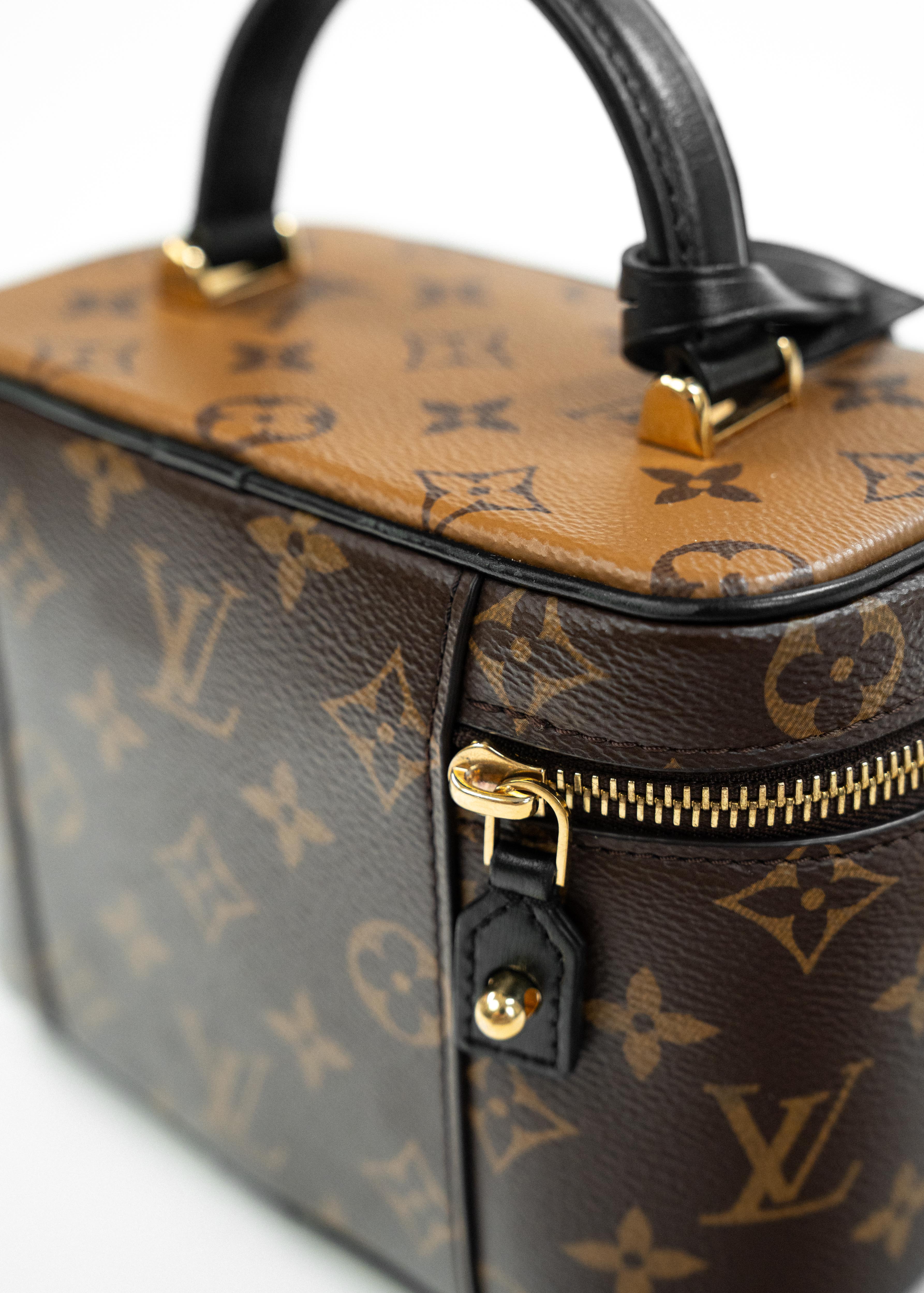 Borsa Louis Vuitton Vanity PM - Monogram Canvas - Marrone con Dettagli Oro