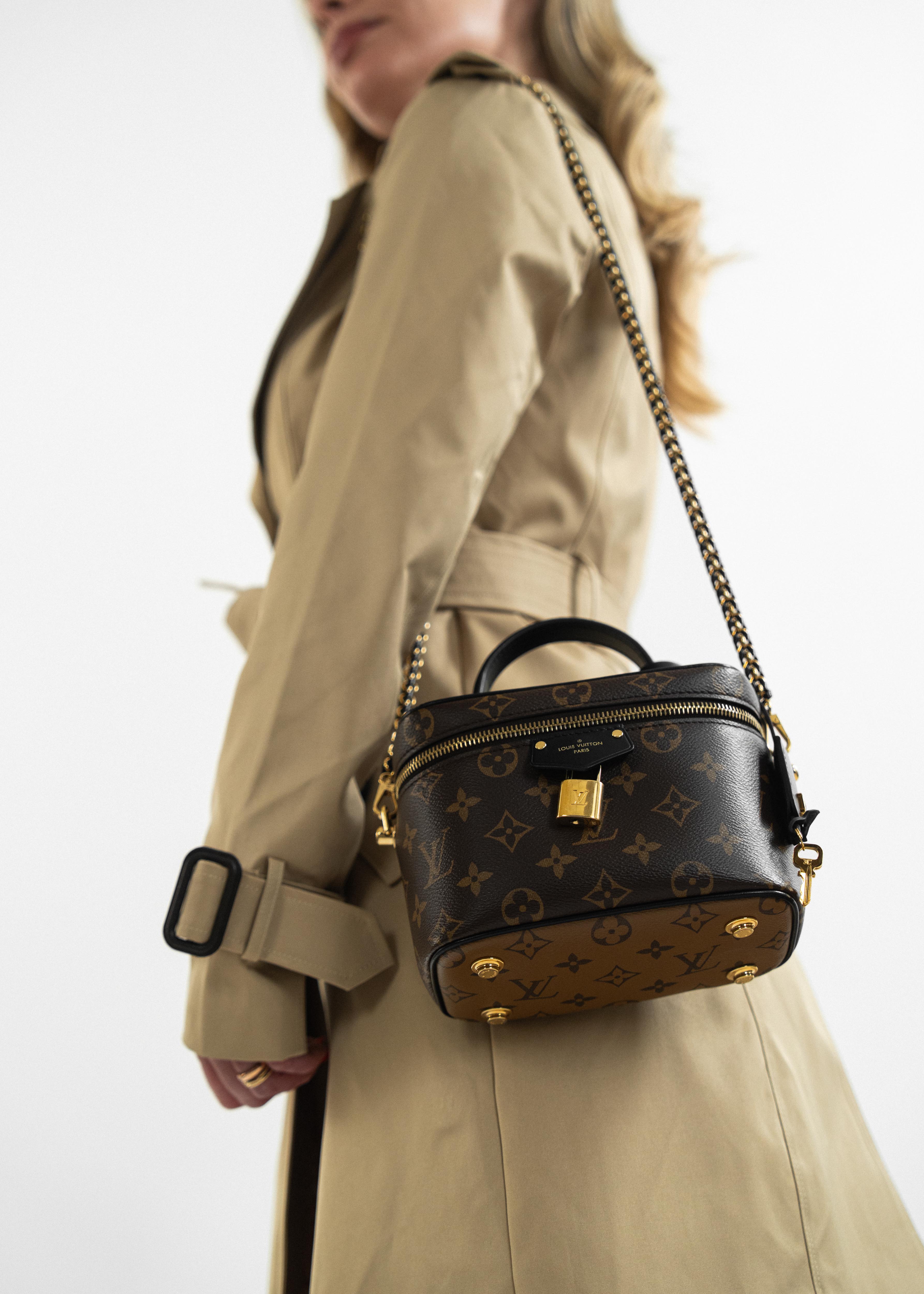 Borsa Louis Vuitton Vanity PM - Monogram Canvas - Marrone con Dettagli Oro