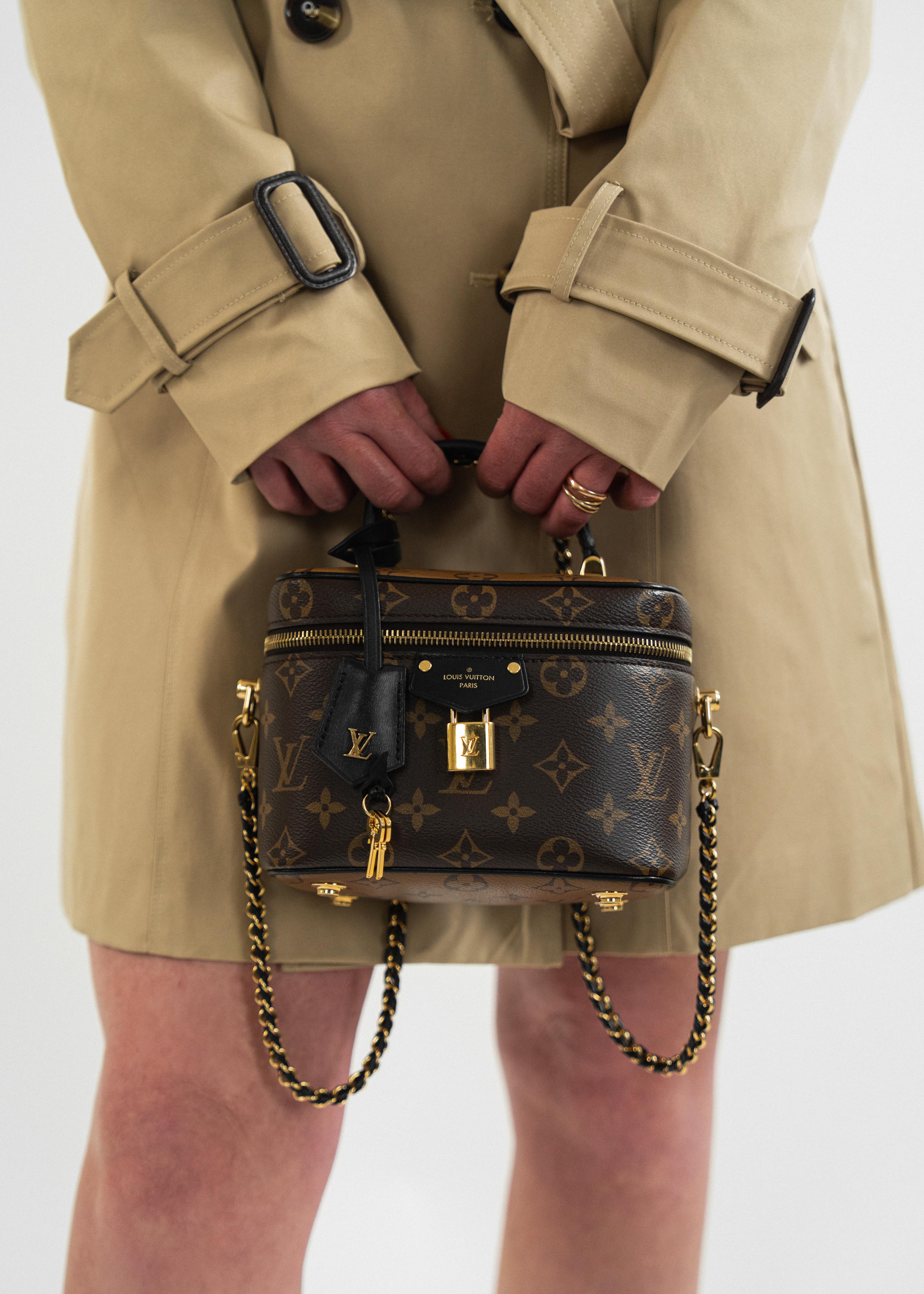 Borsa Louis Vuitton Vanity PM - Monogram Canvas - Marrone con Dettagli Oro